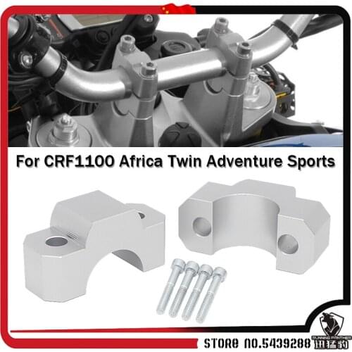Motorcycle Handle Bar Riser Clamp Extend Handlebar Adapter Mount For HONDA CRF1100L CRF 1100 L Africa Twin Adventure Sports