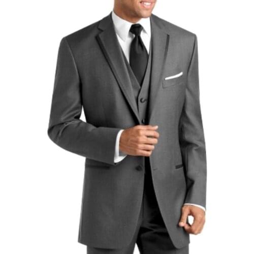 Latest Design Mens Suits Groom Tuxedos Groomsmen Wedding Party Dinner Best Man Suits Blazer (Jacket+Pants+Vest+Tie) NO:920
