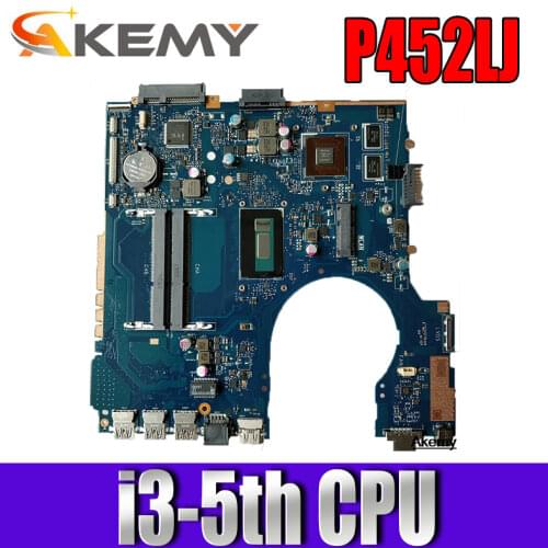 P452LJ I3-5010CPU GTX920M/2GB mainboard REV2.1 For Asus P452L P452LJ P452 DDR3 Laptop motherboard 100% PORT Tested free shipping