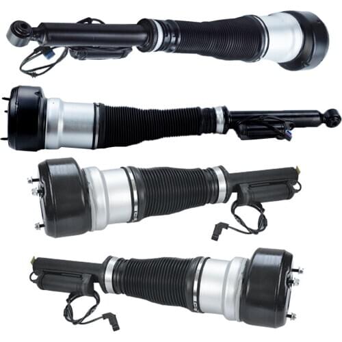 Front & Rear 2 Pairs Air Suspension Strut Shock Spring For Mercedes W221 S-CLASS 2213204913 2213205513 2213205613