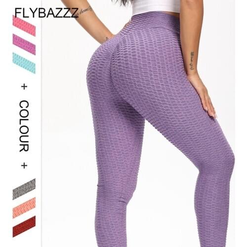 Sexy Seamless Bubble Yoga Pants Fitness Sports Leggings Jacquard Sports Leggings Female Running Trousers High Waist Yoga Tights