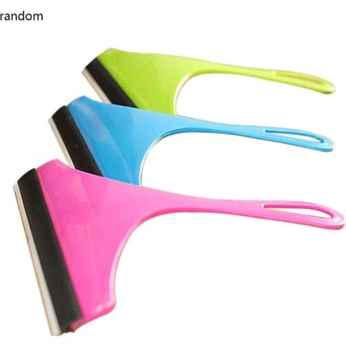 Practical Glass Window Wiper Soap Cleaner Soft TPR Blade Home Shower Bathroom Mirror Scraper Car Windshield Wiper
