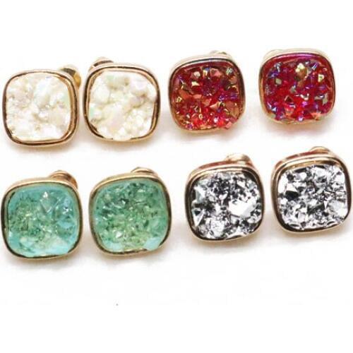 Simple Square Cute Stud Earring