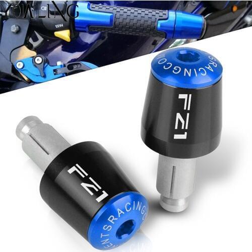Motorcycle Handlebar Grips Slider Cap Plug Aluminum Bar End For YAMAHA FZ1 FZ 1 FAZER 2006-2015 2007 2008 2009 2010 2011 2012