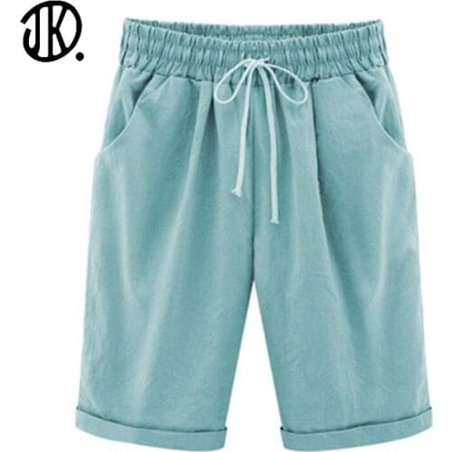 Summer Basic Short For Lady Classic Solid Color Shorts Sport Wide Leg Comfy Pant Cotton Loose Fitness Shorts Gym Oversize Capris