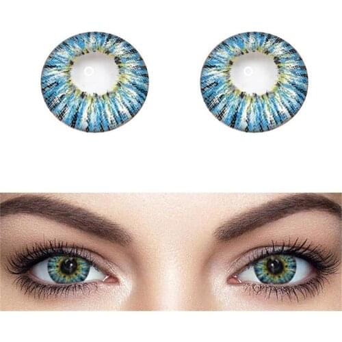 Halloween Eye Decorations Cosmetic Lenses For Ladies Girls Fashion Show Eye Decorations Cosplay Party Props Eyeliner Sticker