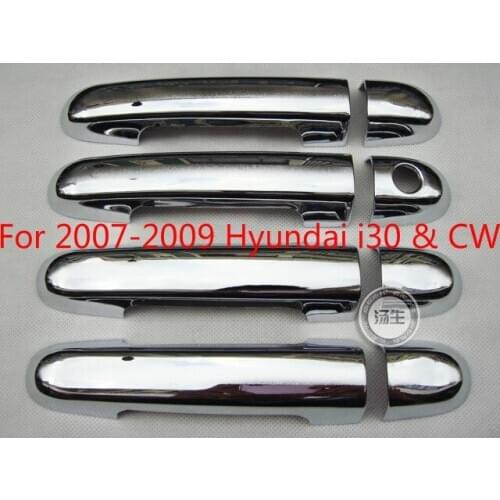 High-quality ABS Chrome Door Handle Cover For Hyundai i30 2007 2008 2009 & CW Car-styling Car-covers