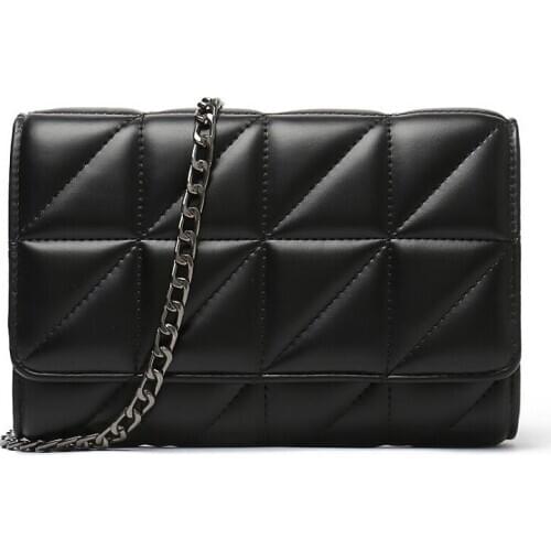 Fashion plaid PU Leather Crossbody Bags For Women 2019 Travel Handbag Fashion Simple Messenger Bag Lady Crossbody Bags ZX-117