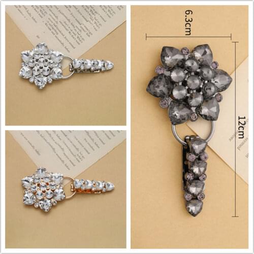 1pcs Fur buttons Rhinestone buttons Duck Mouth Buckles