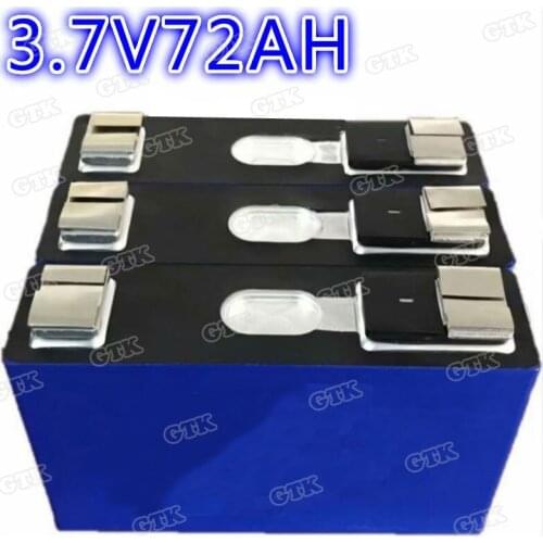 10pcs 3.7v lithium polymer battery 3.7v 72Ah high drain 350A discharge battery for DIY 12v 24v 36v electric car power tools