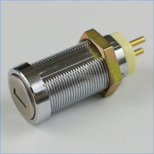 10 pieces 32mm waterproof dustproof keyed differently tubular electronic door switch lock