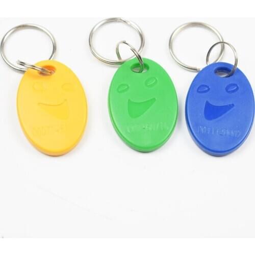 10pcs/lot RFID 13.56 Mhz NFC Tag Token Key Ring IC Tags NFC Phone