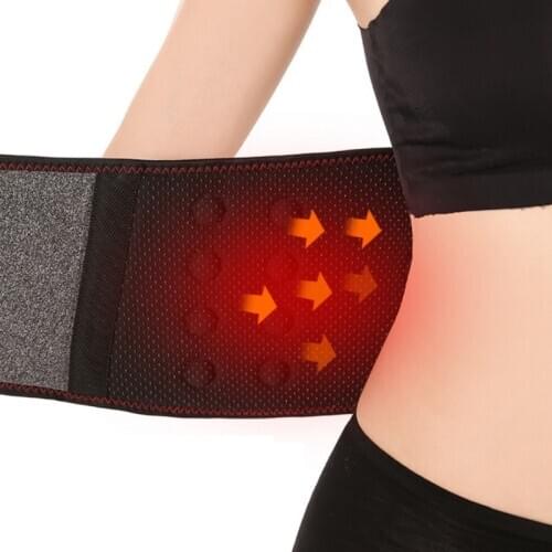 2021 3D Tourmaline Self-heating Magnetic Therapy Waist Posture Corrector Spine Lumbar Brace Back Support Belt Pain Relief