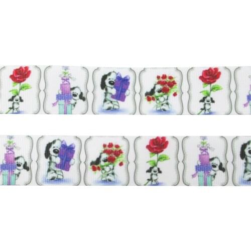 5Y Flower Fruit Grosgrain Ribbon Fabric Gift Wrapping DIY Sewing Wrapping Art Sewing Bow-knot Crafts Home,5Yc19649