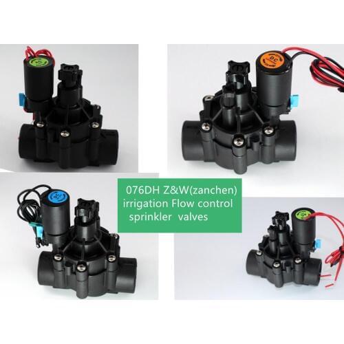 Free shipping Z&W/Rainbird 24vAC 24VDC 9v DC Latich 220vAC 110VAC Irrigation sprinkler valve 3/4inch