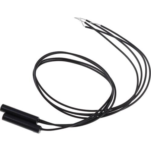 2pcs Cylindrical Plastic Mounted Reed Proximity Switch Magnetic Sensor Normal Open