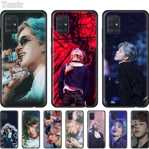 Silicone Case for Samsung Galaxy A50 A51 A70 A71 A10 A20 E A30 S A40 A60 A80 Black Soft Phone Cover Park Jimin K Pop