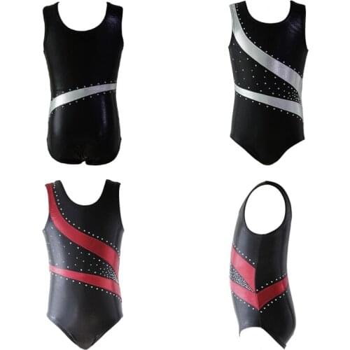 Children Ballet Gymnastics Suit Dance Practice Clothes Dance Clothes Girls Diamond Pattern Body Suitve