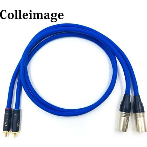 HiFi Cardas 2RCA Male to Dual XLR Female Audio Cable HIFI 2RCA TO 2XLR Male Balanced Cable