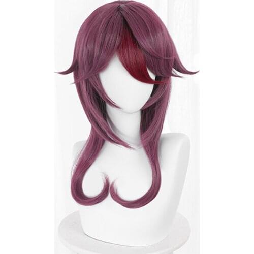 Game Genshin Impact Rosaria Cosplay Wig Brown Hair C00383