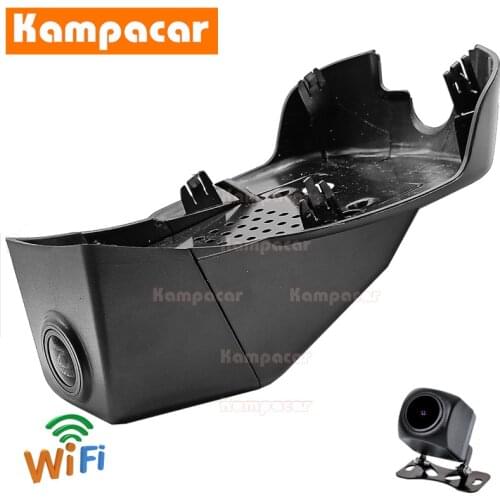 Kampacar Dashcam VLV07-D for Volvo XC60 T5 T8 V90 CC T6 S90 R-Design Estate Polestar 2018 To 2020 Y Wifi Car Dvr Dash Cam Camera