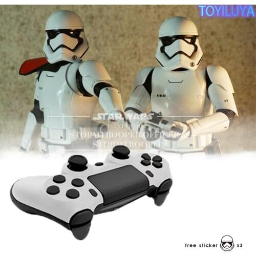 Classic Film and Television Character Series For PS4 Slim 4 PlayStation 4 Pro Controller Plastic Case and Button Module Kit