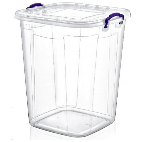 Square 70 L Transparent Storage Container 6957S