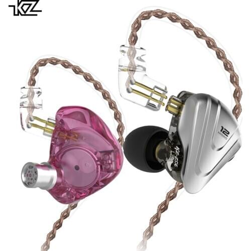 KZ ZSX Terminator bass Headphone 5BA+1DD 12 Unit Drivers Hybrid In-ear HIFI Metal Headset Music Sport DJ Earphone