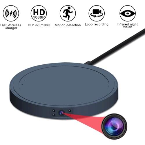 Mini Camera 1080P HD Video Sensor Night Vision Camcorder Motion DVR Micro Camera Sport DV Small Cam No Wireless Charger