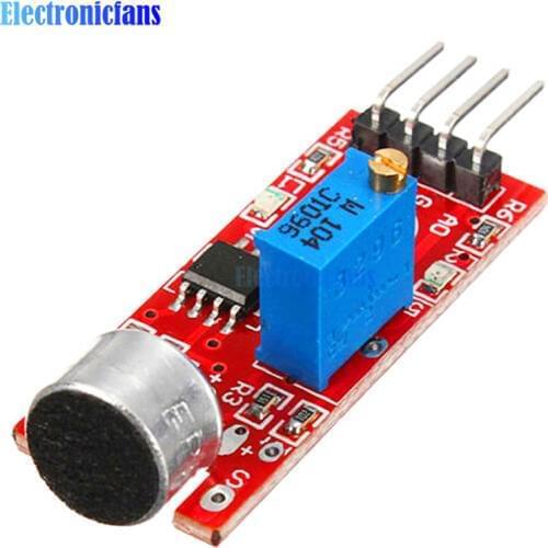 High Sensitive Microphone Sound Sensor Detection Module For Arduino AVR PIC 5V DC Power Supply Analog Output Module