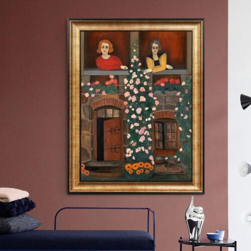 Vintage Watercolor Landscape Wall Posters And Prints Abstract Flowers Wall Art Canvas Prints Cuadros Pictures For Living Room