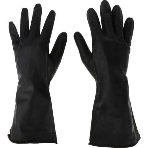 Pair of Reusable Waterproof Household Gloves for Home Kitchen Dish Washing Laundry Cleaning