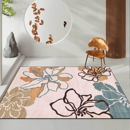 Nordic Carpet Living Room Geometric Flower Living Room Rug Home Entrance Carpet Floor Rugs