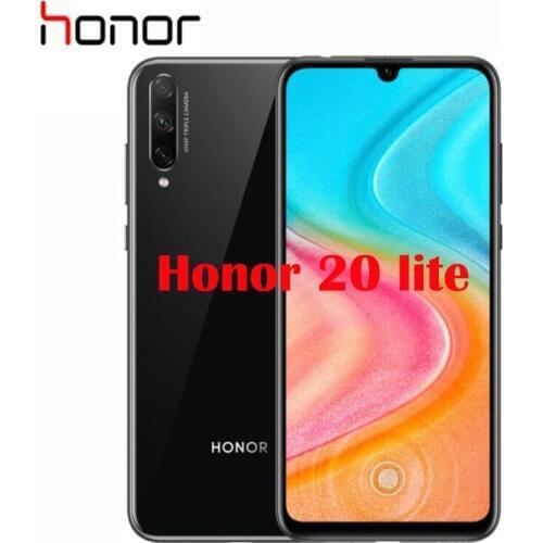 New Original Official Honor 20 Lite Cell Phone 6.3inch Kirin 710F Octa Core Android 9.0 OS 4000mah 48MP Camera