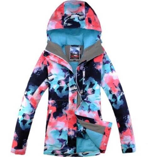 High Quality Womens Ski Jacket Female Snowboard Jacket Outdoor Waterproof Breathable Winter Jacket Thermal Coat for Women