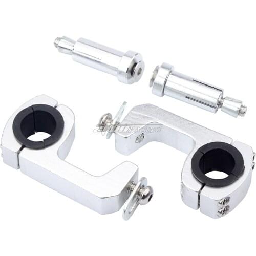 Top Quality 22/28mm 1 1/8 inch OR 7/8 inch Brush Handguards Clamp Mounting Mount Kit For Pit Dirt Bike ATV Quad Motorcycle Parts