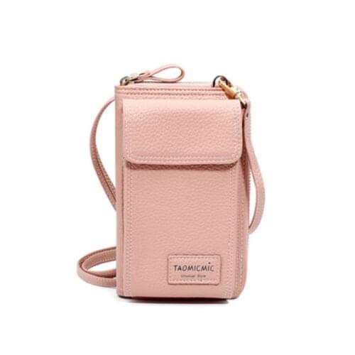 Womens Bag Women Cell Phone Bags Ladies Large Capacity Mobile Wallet Female Zipper Shoulder Crossbody Bag Phone Bag Coin Purse
