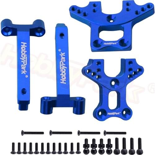 Hobbypark Aluminum Shock Tower (Front & Rear) & Shock Tower Brace for Traxxas 1/18 LaTrax Teton Desert Prerunner