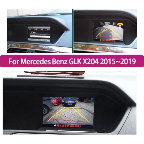 Car Front Rear Camera For Mercedes Benz GLK X204 2015 2016 ~2019 Adapter Original Screen upgrade backup Parking Camera Decoder