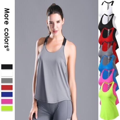 Hollow out Tank Tops Yoga vest womens sports suspenders sports running fitness quick-drying tshirt Casual Sleeveless Tops