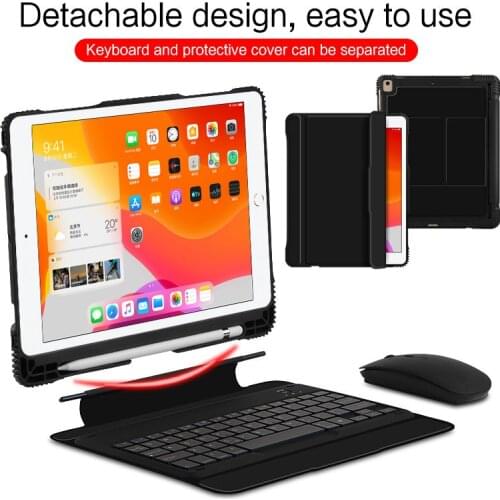 Keyboard Case For iPad Air 3 Pro 9.7 10.5 inch Case Bluetooth Keyboard Mouse For Apple Pad 9.7 2018 2017 Air 2 Air3 Smart case