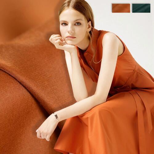 Pure silk wool fabric skeleton sense of senior dress custom silk wool blended fabric silk cloth wool cloth