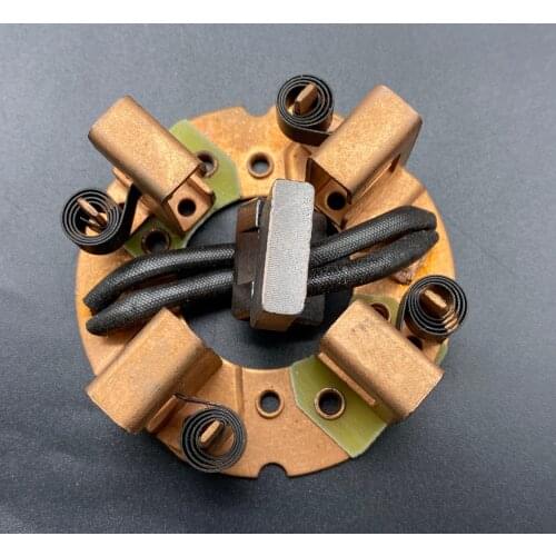 Carbon brush holder assembly for iskra heavy truck starter motor