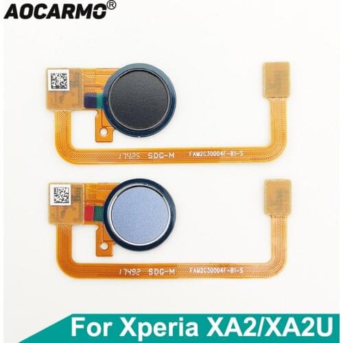 Aocarmo For Sony Xperia XA2 / XA2U Ultra Fingerprint Sensor Button Touch ID Power On/Off Switch Ribbon Flex Cable
