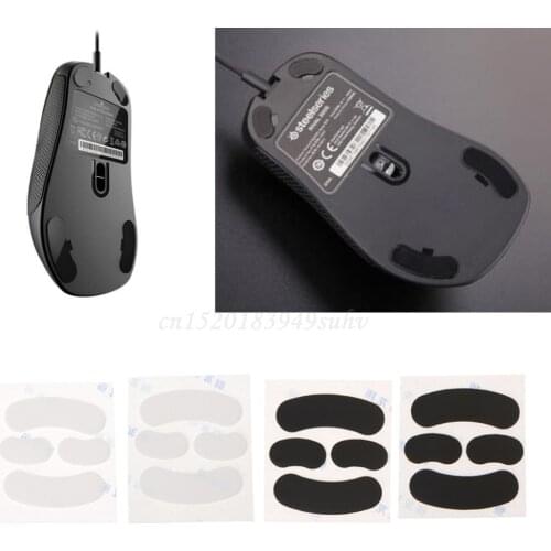 OPEN-SMART 2Sets 0.6mm Thickness Mouse Feet Mouse Skates for SteelSeries Rival / Rival 300