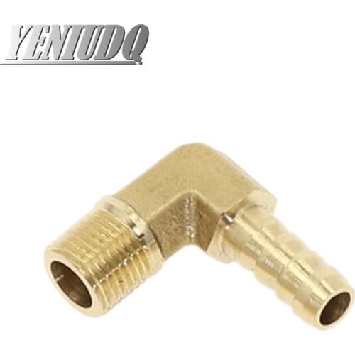 Hose Barb 4~25mm Male Thread 1/8'' 1/4'' 3/8" 1/2'' Copper Barbed Fitting Coupler Connector Adapter For Fuel Gas Water Hose Oil