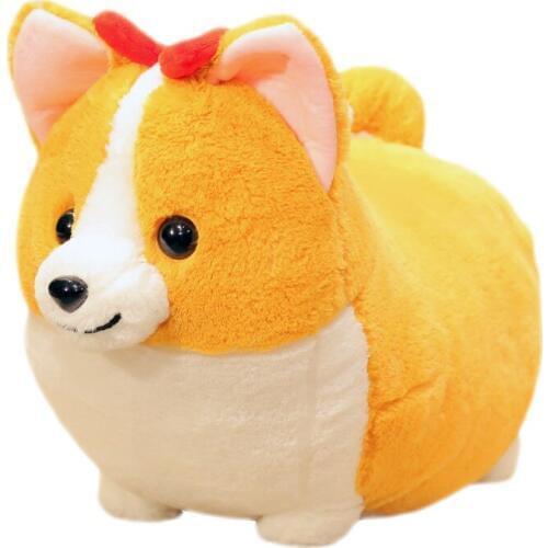Cute Corgi Dog Plush Toys Doll Kawaii Puppy Dog Soft Stuffed Animal Cartoon Pillow Toy Gift for Kids Baby Children Home Decor