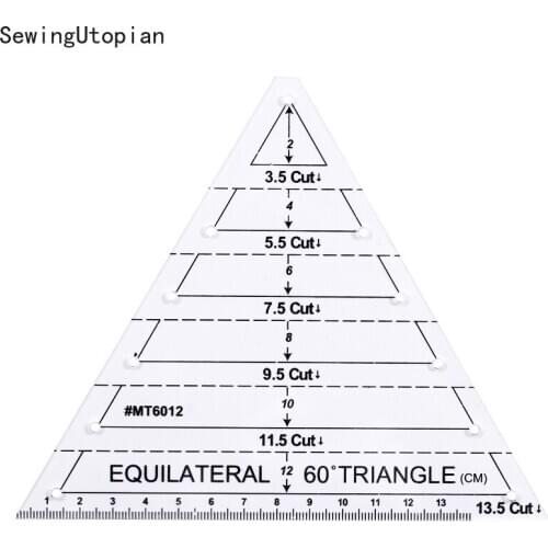 Multifunction Triangular Ruler Quilting Sewing Ruler Quilter DIY Tools Parts Patchwork Rulers