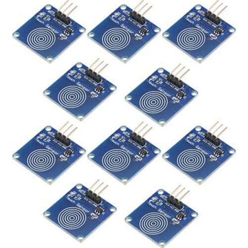 10 PCS/LOT Digital Touch Switch Module TTP223B 1 Channel Jog Digital Capacitive Touch Sensor button for arduino TTP223 DIY KIT