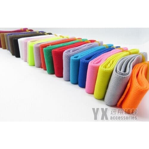 30mm soft nylon elastic webbings elastic band colorful 6M or 12M FUXIA for skirt underwear Waist Belt DIY garment accessories